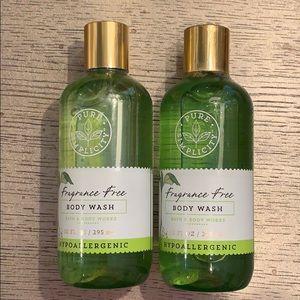 2 Bath & Body works fragrance free body washes